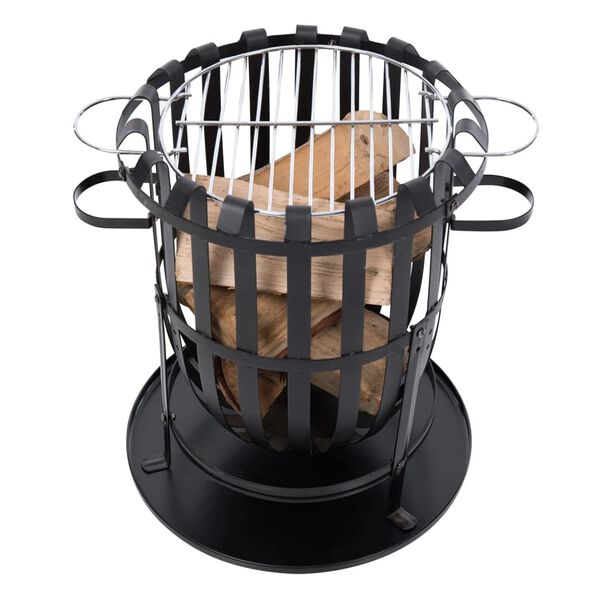 RedFire Braciere Dallas Nero in Acciaio
