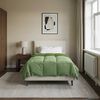 vidaXL Duvet Estivo Trapuntato Verde 140 x 220 cm Microfibra