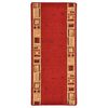 vidaXL Tappeto Corsia Rovescio in Gel Rosso 67x120 cm