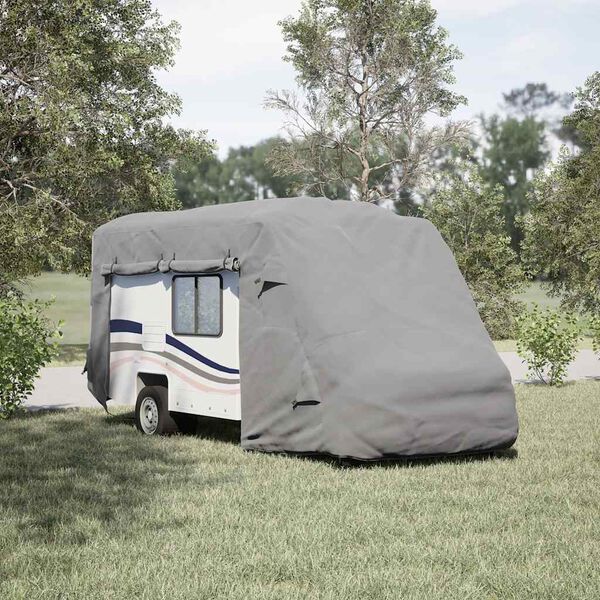 vidaXL Telo per Camper Grigio 570x235x275 cm in Tessuto Non Tessuto