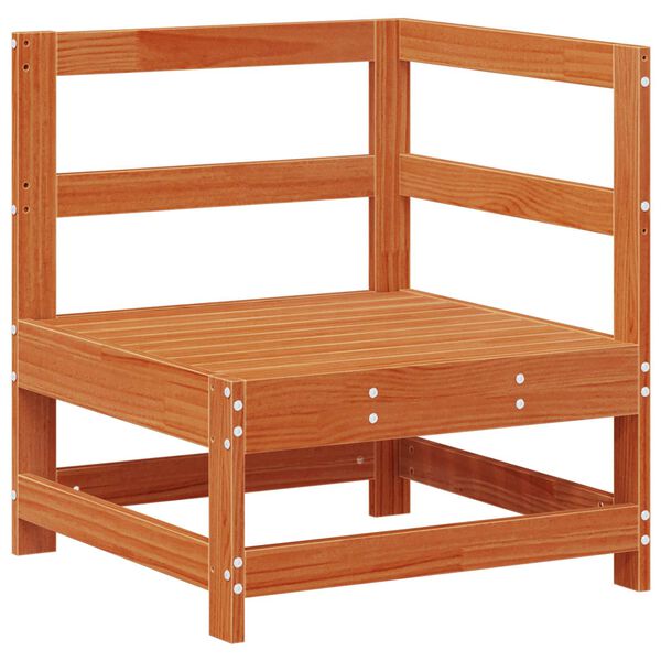 vidaXL Set Lounge da Giardino 8 pcs Marrone Cera