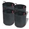 vidaXL Sacchi per Rifiuti da Giardino Verde Tessuto in PP 45 x 76 cm