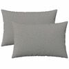 vidaXL Cuscino con cuscino HEERLEN 2 pz Grigio Nuvola Tessuto