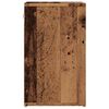 vidaXL Scarpiere 2 pz Legno Antico 52x30x50 cm
