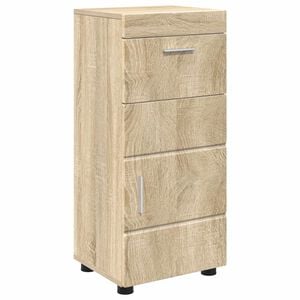 vidaXL Set di Armadi da Bagno TULUM Rovere Sonoma 37 x 31,5 x 82 cm