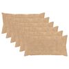 vidaXL Federa 6 pz HEERLEN Crema 40 x 80 cm