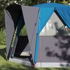 vidaXL Tenda Capanna con tetto Blu e Grigio 320 x 320 x 203 cm