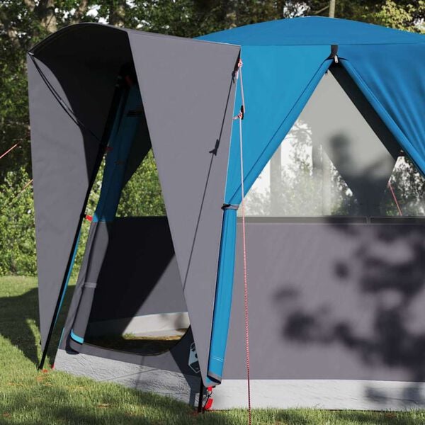 vidaXL Tenda Capanna con tetto Blu e Grigio 320 x 320 x 203 cm
