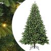 vidaXL Albero di Natale artificiale con 300 LED Verde 180 cm PE e PVC