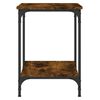 vidaXL Tavolino da Salotto Rovere Fumo 40x40x55 cm Legno Multistrato