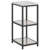 vidaXL Unit&agrave; di Scaffali per Cucina HATTEM Argento 40 x 50 x 92 cm