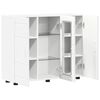 vidaXL Armadio in Legno Bianco 88,5 x 30,5 x 73 cm Legno multistrato