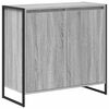 vidaXL Mobile laterale Grigio Sonoma 79 x 36 x 75 cm Legno multistrato