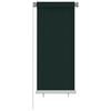 vidaXL Tenda a Rullo per Esterni 65(L)x140(A) cm Verde scuro HDPE