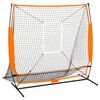 vidaXL Rete da Allenamento Multisport Baseball Nera 174x76x158,5 cm