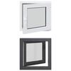 vidaXL Finestra seminterrato a ribalta e scorrimento RISOR 50 x 50 cm