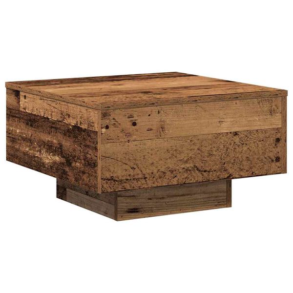 vidaXL Tavolino da salotto Legno vecchio 55 x 55 x 31 cm