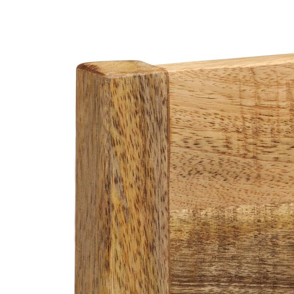 vidaXL Sedie da Pranzo 4 pz in Legno Massello di Mango