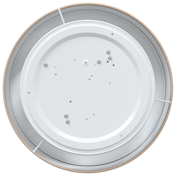 vidaXL Lampada da soffitto Talpa 38 x 38 x 13,5 cm Tessuto