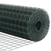 vidaXL Recinzione con Posto Verde 0,4 x 25 m Acciaio e PVC