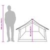 vidaXL Tenda da Campeggio per 2 Persone Verde Oliva Impermeabile