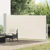 vidaXL Tenda Laterale Retrattile per Patio 170x300 cm Crema