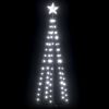 vidaXL Albero di Natale a Cono con 70 LED Bianco Freddo 50x120 cm