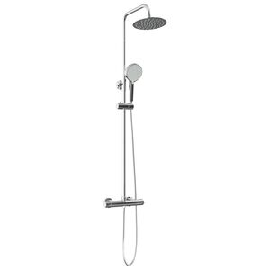 vidaXL Set di Sistema Doccia Termostatico Cromato 27 x 46 x 123 cm
