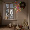 vidaXL Albero Natale 180 LED 1,8 m Salice Colorato Interno Esterno