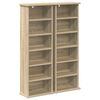 vidaXL Mobile per CD 2 pz Rovere Sonoma 60 x 17 x 92 cm