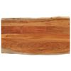 vidaXL Piano Tavolo 100x60x3,8 cm Rettangolare Legno Acacia Bordi Vivi