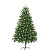 vidaXL Albero di Natale con 300 LED con supporto Verde 180 cm PE