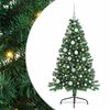 vidaXL Albero di Natale artificiale con luci integrate Verde 120 cm
