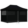 vidaXL Tenda Party Nero 279 x 410 x 315 cm Tessuto Oxford