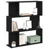 vidaXL Libreria Rovere Nero 80x24x96 cm in Legno Ingegnerizzato