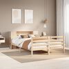 vidaXL Letto Libreria senza Materasso 140x190 cm in Legno di Pino