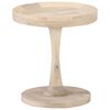 vidaXL Tavolino di Servizio &Oslash;40x45 cm in Legno Massello di Mango