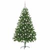 vidaXL Albero di Natale con 300 LED con supporto Verde 210 cm PE