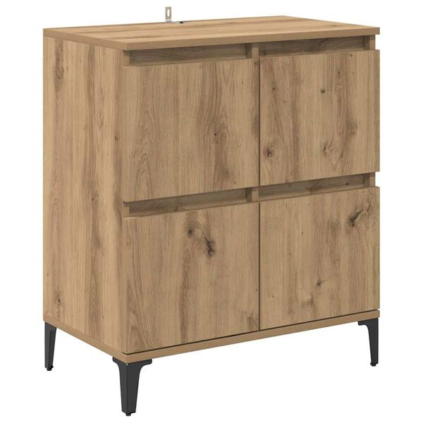 vidaXL Credenza Rovere artigianale 60 x 35 x 70 cm