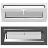 vidaXL Finestra per Soffitta RISOR 110 x 40 cm PVC e Vetro Antracite