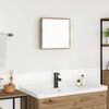 vidaXL Specchio da bagno LED Rovere artigianale 40 x 37 x 8.5 cm