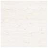 vidaXL Piano Tavolo Bianco 70x70x2,5cm Legno Massello di Pino Quadrato