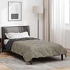 vidaXL Duvet Estivo Grigio chiaro e Antracite 220 x 140 cm Microfibra