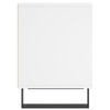 vidaXL Comodino Bianco 40x35x50 cm in Legno Multistrato