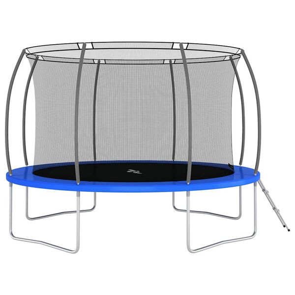 vidaXL Set Trampolino Rotondo 366x80 cm 150 kg
