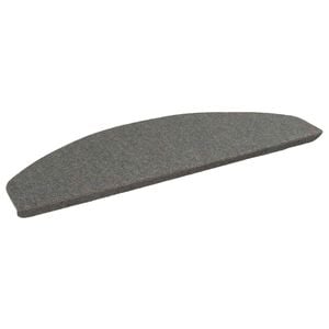 vidaXL Tappetini per scale autoadesivi 15 pcs Grigio 80 x 28 x 3,5 cm