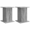vidaXL Supporto per piante 2 pz Grigio Sonoma 30,5 x 30 x 43 cm