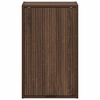 vidaXL Mobile da Bagno con porta Rovere Marrone 39 x 23,5 x 65 cm