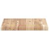 vidaXL Mensole da Parete 2 pz 40x30x2 cm Legno Acacia Non Trattato