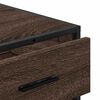 vidaXL Cassettiera Rovere Marrone 70x41x56 cm in Legno Multistrato